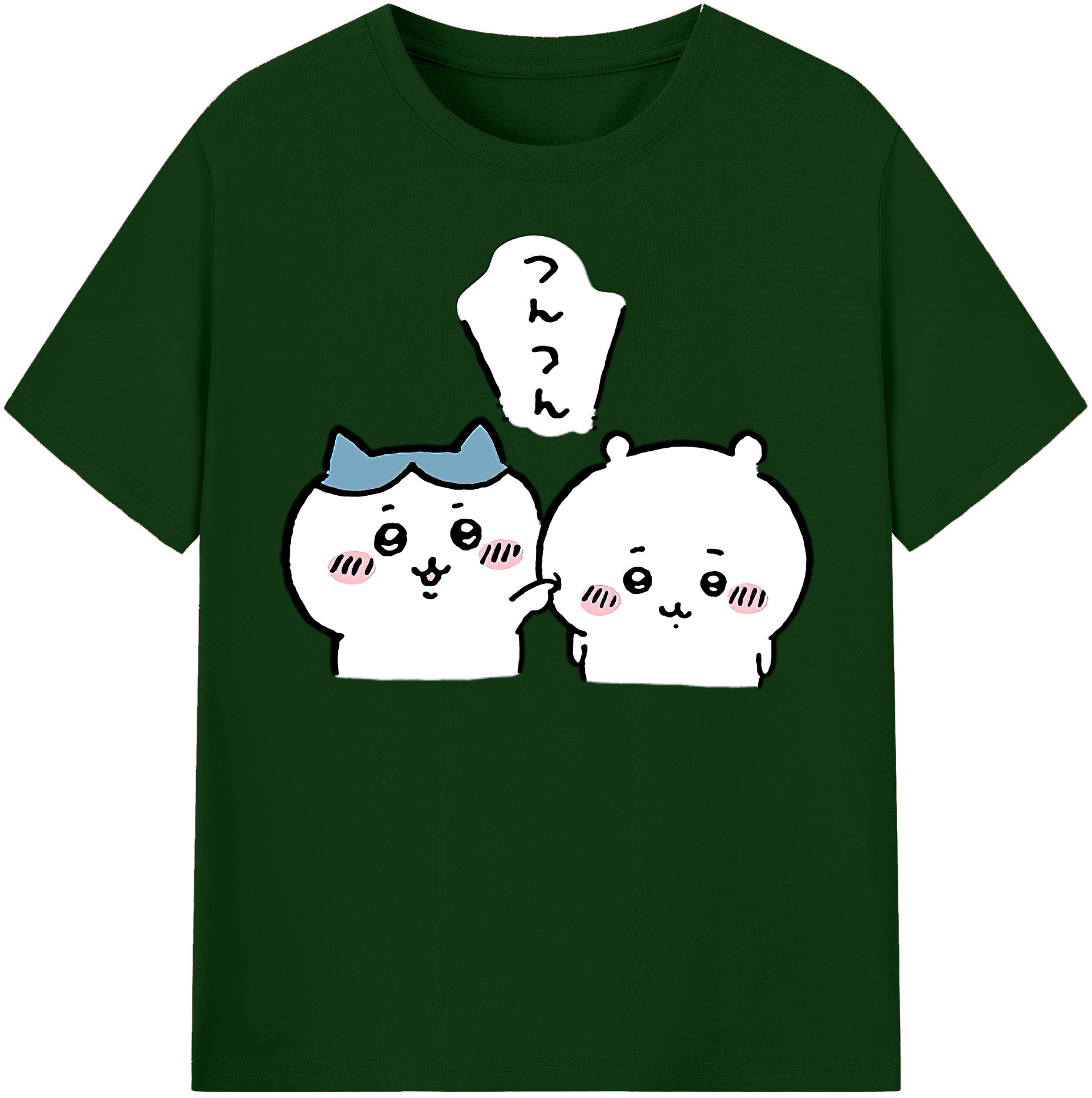 （画像用） ちいかわ ちいかわ Chii-kawa chiikawa 綿100％半袖Tシャツ（フロントプリント）